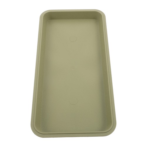 Green rectangular plastic - green,