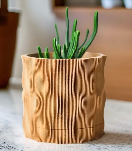 Printed planter pot 5in - planter,