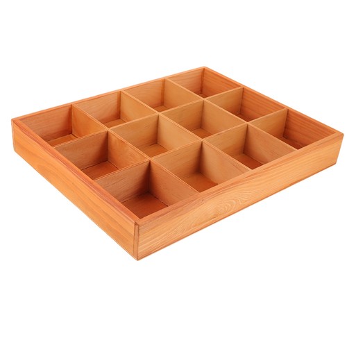 Wood planter tray compartment - ,