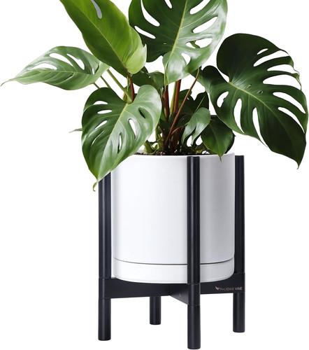 Modern ceramic planter - modern, 12"